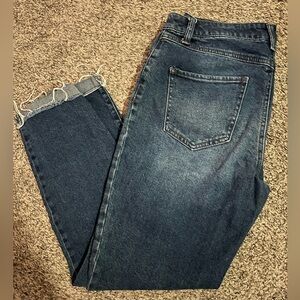 Rewash Dark Blue Straight Jeans